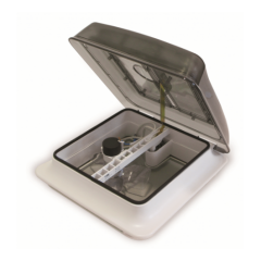 FIAMMA Turbo Vent Fanlı 28x28 cm Kristal Heki Tavan Havalandırma