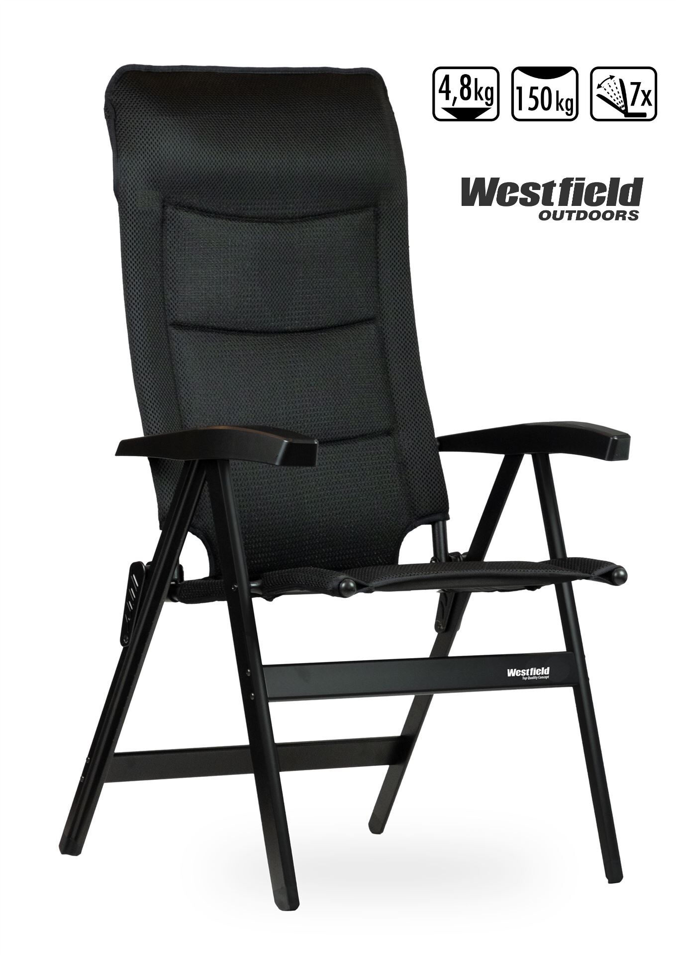 WESTFIELD Kamp Sandalyesi NOBLESSE DELUXE BLACKEDITION