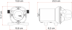 FIAMMA AQUA F 13 - 13L/dk 12V SU POMPASI HİDROFOR