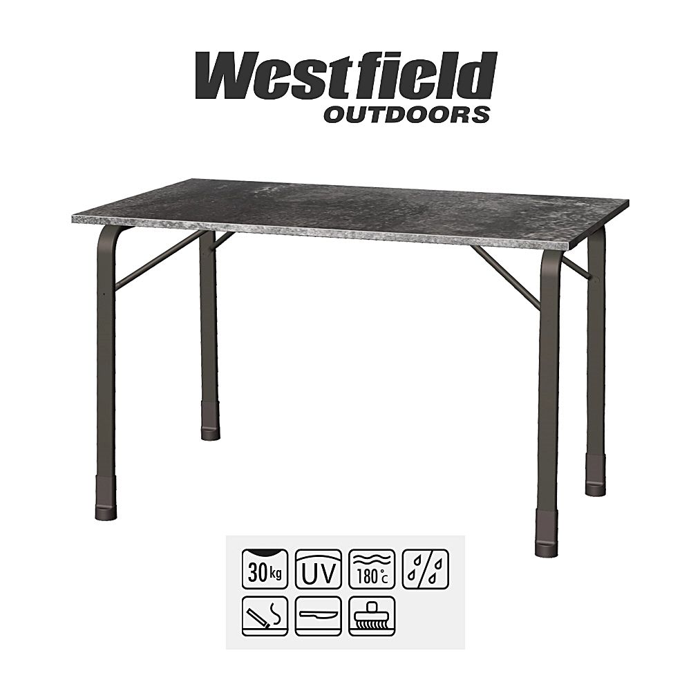 WESTFIELD KAMP MASASI ELEGANCE 120 X 75 CM AVANTGARD SERİSİ