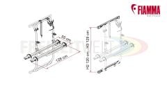 FIAMMA CARRY BIKE DJ 200 DEEP BLACK-FORD TRANSIT İÇİN BİSİKLET TAŞIYICISI
