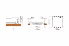 FIAMMA Turbo Vent Premium Beyaz 40x40cm