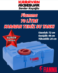 FIAMMA 70 Litre Karavan Temiz Su Tankı