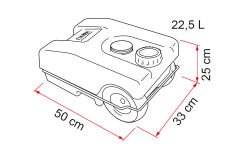 FIAMMA Roll-Tank 23 W Karavan Tekerli Atık Su Tankı