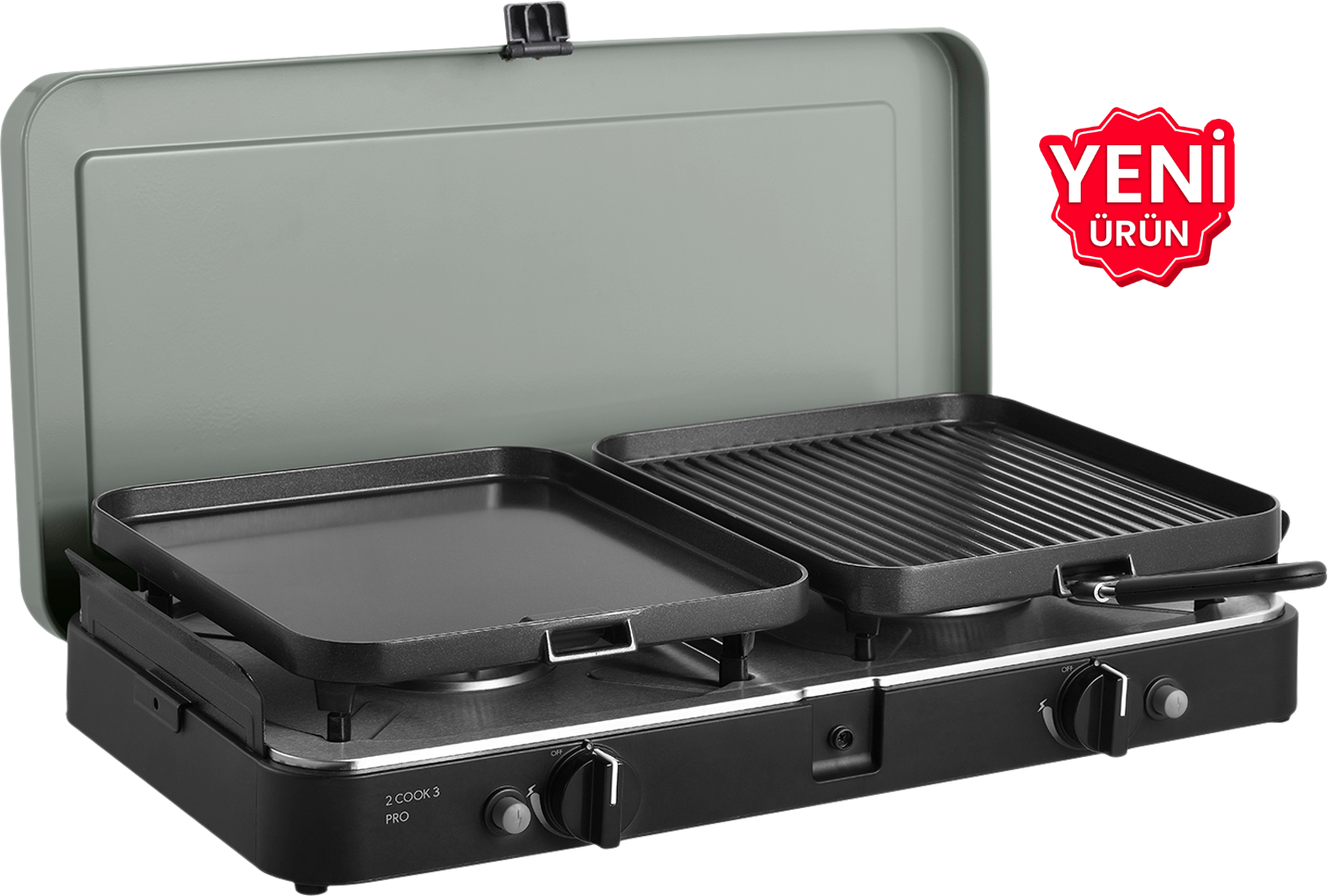 CADAC 2 COOK 3 PRO DELUXE - Portatif 2 li Gazlı Ocak + Izgara
