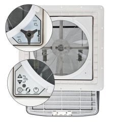 Maxxair Maxxfan Deluxe 40x40 Karavan Fanlı Tavan Havalandırma