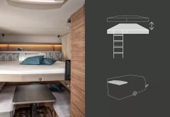 ILSE TECHNIK ÇEKME KARAVAN İÇİN ASANSÖRLÜ YATAK 201 x 148