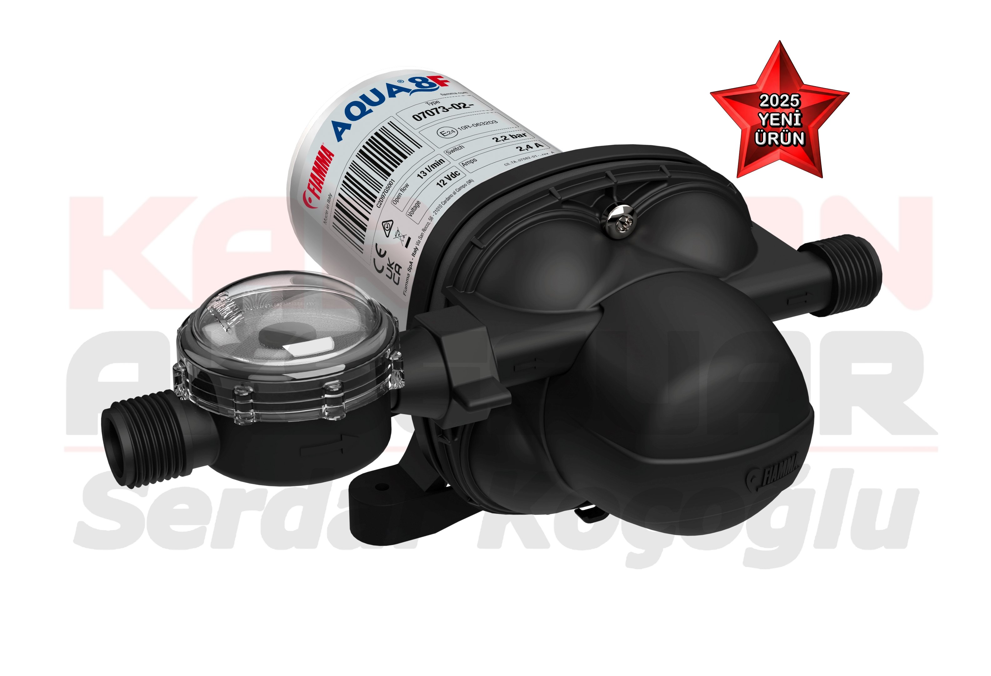 FİAMMA AQUA 8F 12V-HİDROFOR 13 LİTRE-KARAVAN/TEKNE