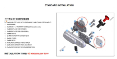 GATELOCK VAN KARGO-İKİLİ SET