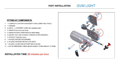 GATELOCK VAN LIGHT-İKİLİ SET