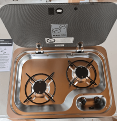 DOMETIC HBG 2335-İKİ GÖZLÜ KARAVAN/TEKNE OCAK-460x335 mm