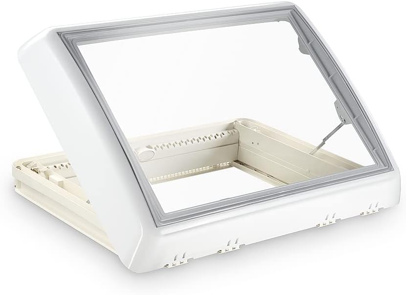 DOMETIC Midi Heki Style 50x70  Beyaz-Karavan Tavan Havalandırma Heki-Çevirme Kollu