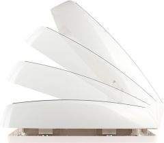 DOMETIC Midi Heki Style 50x70  Beyaz-Karavan Tavan Havalandırma Heki-Çevirme Kollu