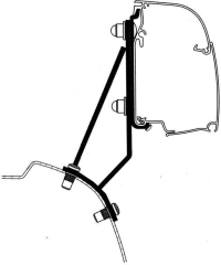 BRAKET THULE 4200  FORD TRANSIT/TOURNEO CUSTOM V710/YENİ VW TRANSPORTER