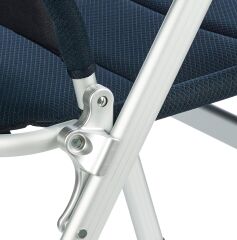 WESTFIELD ZENITH 7 KADEMELİ KATLANIR SANDALYE + AYAK UZATMASI SET KAPASİTE:140 KG