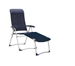 WESTFIELD ZENITH 7 KADEMELİ KATLANIR SANDALYE + AYAK UZATMASI SET KAPASİTE:140 KG